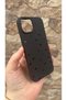 Iphone 11 compatible mini black heart patterned silicone shock absorbing classic protective rubber case - 4