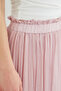 Pleated Long Chiffon Skirt with Elastic Waist - 5
