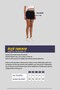 Women's 4-Piece Slit Combed Cotton Fabric Regular Fit Black-Navy Blue-Grey-Anthracite Short Mini Casual Shorts - 8