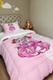 Anime Cherry Spirit Patterned Single Duvet and Pillowcase