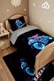 Women's Biker Patterned Single Duvet and Pillowcase - 4