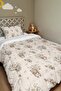 Floral Cute Forest Pattern Single Duvet and Pillowcase