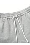 Men's Gray Shorts Oversize Relaxed Fit High Waist Shorts with Elastic Waistband Casual - 7