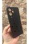 Redmi 12 Compatible Mini Black Star Patterned Silicone Shock Absorbing Classic Protected Rubber Case - 4