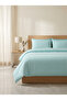 100% Cotton Double Duvet Cover Set, Striped Duvet Cover Set (Fitted Sheet) - 3