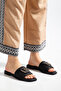 Versa Buckle Strap Textured Wool Women's Slippers - 5