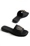 Versa Buckle Strap Textured Wool Women's Slippers - 2