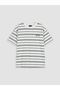 Lcw Kids Crew Neck Striped Boy T-Shirt