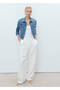 Denim jacket with pockets - 2