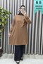 Women's Islamic Clothing Plus Size Stoned Scarf Crepe Evening Dress Tunic