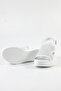 Genuine Leather White Wedge Heel Women's Sandals - Rgn13 - 5