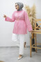 Kuşağı Gold Detailed Shirt Tsd260162 Pink - 4