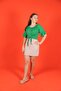 05-14 Years Old Girl's Beige Color Pitikare Skirt - 5