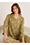 Pyjama Set Button-Down Shirt & Trousers Viscose - 2