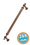 Furniture Handle Kitchen Cabinet Drawer Door Handle Handle Design Flat Model 288 mm Bronze Metal