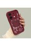 Shockproof Simple Maroon Silicone Phone Case Hello Kitty Compatible with Infinix Zero 30 5g - 3