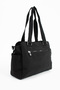 Women's Water-Resistant Crinkle Fabric Shoulder and Crossbody Bag Daily Bag with Detachable Strap and Accessories - 6