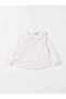 Red Heart Patterned Salopet & Heart-Shaped Shirt Girls' Set for Holidays - 2