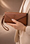 Women's Large Size Wallet - Stylish Organizer Wallet with Multiple Compartments, Zipper, Card Holder, and Wrist Strap - 4