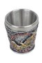 Luxury Sword-Engraved Stainless Steel Set of 2 Premium Shot Glasses – 55 ml - 4