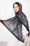Batik Pattern Bamboo Shawl Series Black - 2
