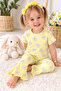 Baby Girl Summer Loose-Fit Top and Bottom Set - 2