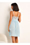 Mini Slip Dress Sleeveless Laced Pleated - 3