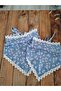 Mother-Daughter Combination Bandana – Cotton Daisy Patterned Lace-Tied Hairband Set - 3