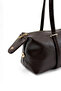 Elegans Faux Leather Women's Shoulder Bag Brown - 4