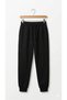 Black King Pike Fabric No-Knee Sweatpants for Girls/Boys - 2