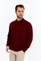 Ram polo collar long sleeve men's t-shirt - 5