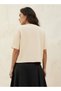 Cropped Round Neck Shrug - 4