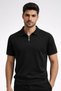 Turbulence Polo Collar Short Sleeve Zippered Men's Knitwear T-Shirt 7599 - 4