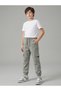 Boys' Lycra Commando Elastic Pants with Pockets - 2