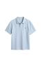Men's Blue Regular Fit Logo Polo Neck T-Shirt 2210.457