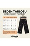 Girl's Casual Heart Embroidered Jeans - 6