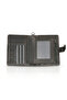 Multi-Compartment Zippered Black Leather-Look Stylish Travel Wallet with Passport Holder, Card Holder, and Id Compartment - 4