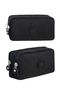 Ultra Luxury Unisex Crinkle High School, Middle School Backpack and Double Compartment Pen Holder, Keychain Gift - 6
