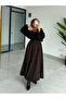 Premium Trend Cotton Long Balloon Skirt with Elastic Waist - 3
