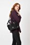 Women's Handbag Shoulder Bag Multi-Compartment Daily Use Adjustable Strap Crossbody Use - 3