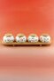 Porcelain Spice Container Set of 4 with Bamboo Stand - 2