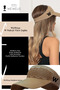 Women Men Unisex Light Milk Coffee Color W Embroidery Uv Protection Tennis Golf Visor Summer Hat - 9