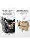 Auto Family Car Seat Gap Organizer Side Organizer for Phone, Wallet, Drinks (Beige) - 5