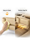 Auto Family Car Seat Gap Organizer Side Organizer for Phone, Wallet, Drinks (Beige) - 4