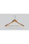 Wooden (Black Nickel Hook) Bar Hanger for Shirts and Trousers, Walnut Color, 48 Pieces - 4