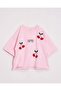 Girl's Cherry Embroidered T-Shirt