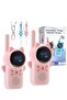 Rechargeable Kids Walky Talky, 2 Pack Toys for 3-12 Year Old Boys Girls, with Flashlight &