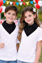 Black Plain Scarf Bandana Set of 24 100% Cotton – Suitable for April 23, October 29, August 30, May 19 Ceremonies