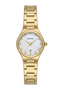 Women's Gold Metal Cord Stone Detailed Dial Wristwatch 2 Years Warranty