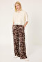 Elastic Waist Jacquard Pants - 3